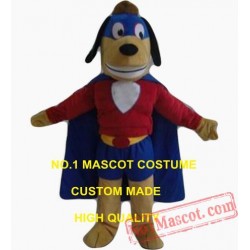 The Muscle Superman Dog Mascot Costume