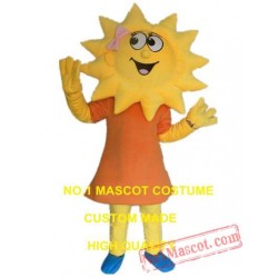 Yellow Sunflower Mascot Costume