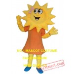 Yellow Sunflower Mascot Costume