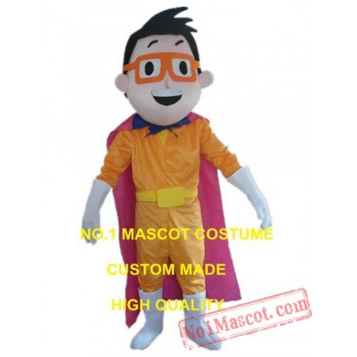 Super Man Mascot Costume