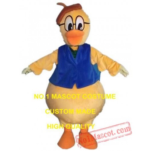 Yellow Duck Mascot Costume