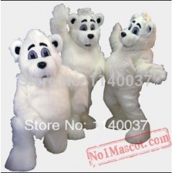 White Bears Mascot Costume