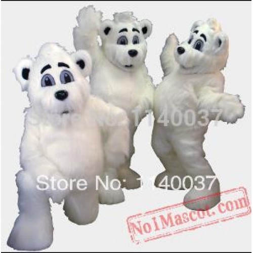 White Bears Mascot Costume