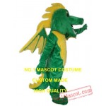 Green Dragon Mascot Costume