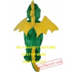 Green Dragon Mascot Costume