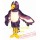 Purple Bird Mascot Costume