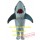 Grey Shark Mascot Costume
