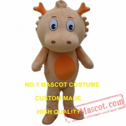 Cartoon Dragon Mascot Costume