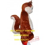 Plush Chipmunk Mascot Costume