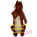 Plush Chipmunk Mascot Costume