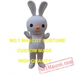 White Bunny Mascot Costume