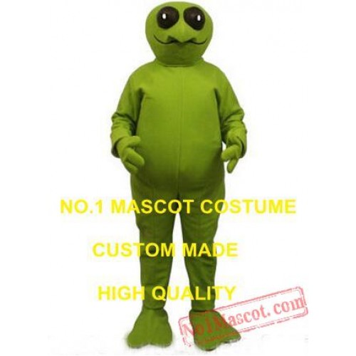 Green Alien Mascot Costume