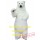 Realistic Polar Bear Mascot Costume