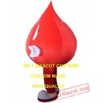 Blood Drop Mascot Costume