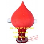 Blood Drop Mascot Costume