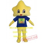 Yellow Star Mascot Costume