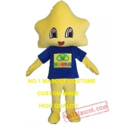 Yellow Star Mascot Costume