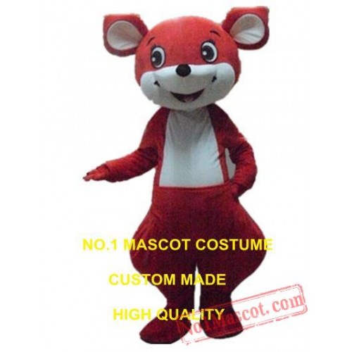 Red Kangaroo Mascot Costume