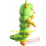 Green Caterpillar Mascot Costume