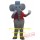 Grey Elephant Mascot Costume