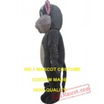 Grey Cat Mascot Costume