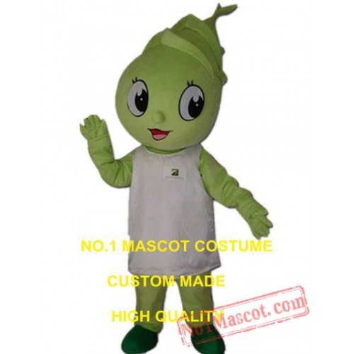 Snow Pear Mascot Costume