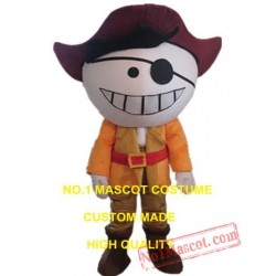 Cartoon Pirate Mascot Costume