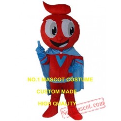 Red Apple Mascot Costume