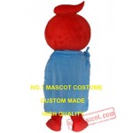 Red Apple Mascot Costume