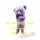 Purple Bear Mascot Costume