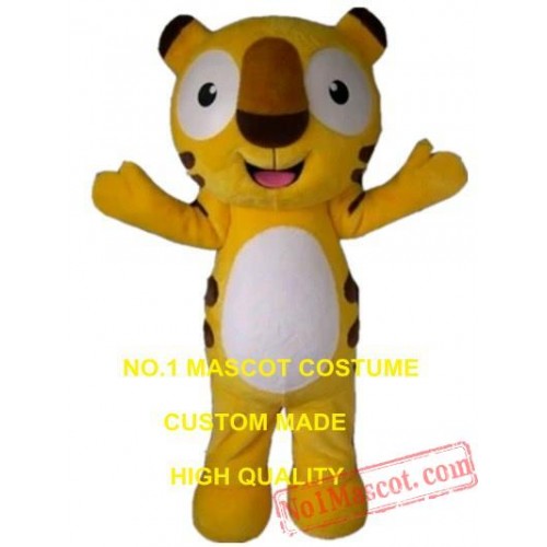 Cartoon Tiger Mascot Costume