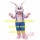 Pink Bunny Bugs Mascot Costume