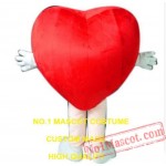 Red Heart Mascot Costume