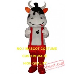 Red Cow Mascot Costume