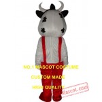 Red Cow Mascot Costume