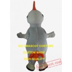 Cool Big White Rooster Mascot Costume