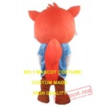 Fox Mascot Costume