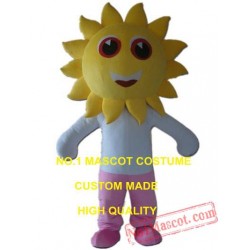 Sunflower Boy Mascot Costume