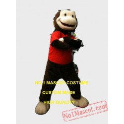 Red Monkey Mascot Costume