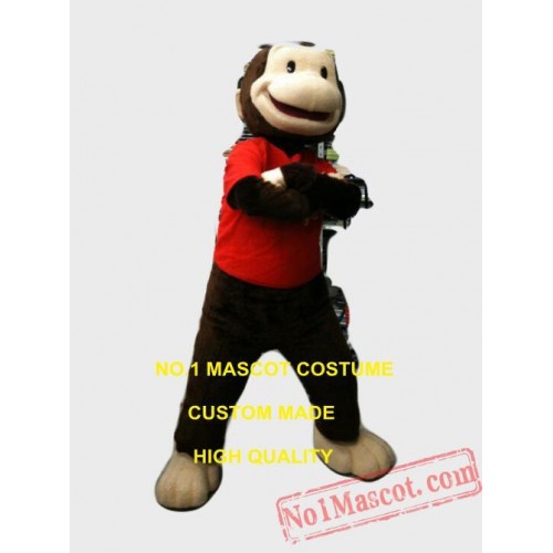 Red Monkey Mascot Costume