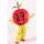 Happy Red Apple Mascot Costume