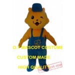 Cute Brown Bear Mascot Costume