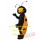 Black Ladybug Mascot Costume