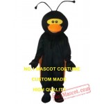 Black Ladybug Mascot Costume