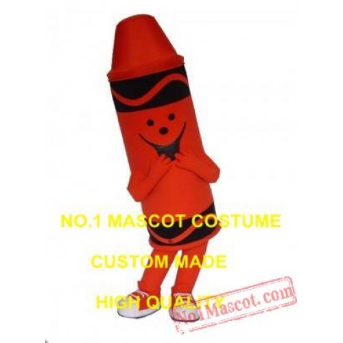Red Tip Crayola Mascot Costume
