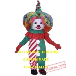 Cute Clown Mascot Costume