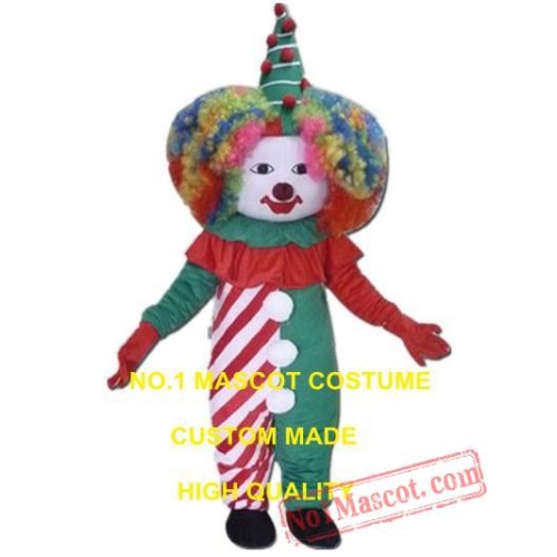 Cute Clown Mascot Costume