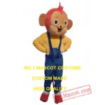 Yellow Monkey Mascot Costume