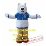 Polar Bear Mascot Costume