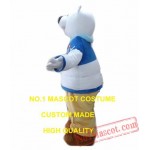 Polar Bear Mascot Costume